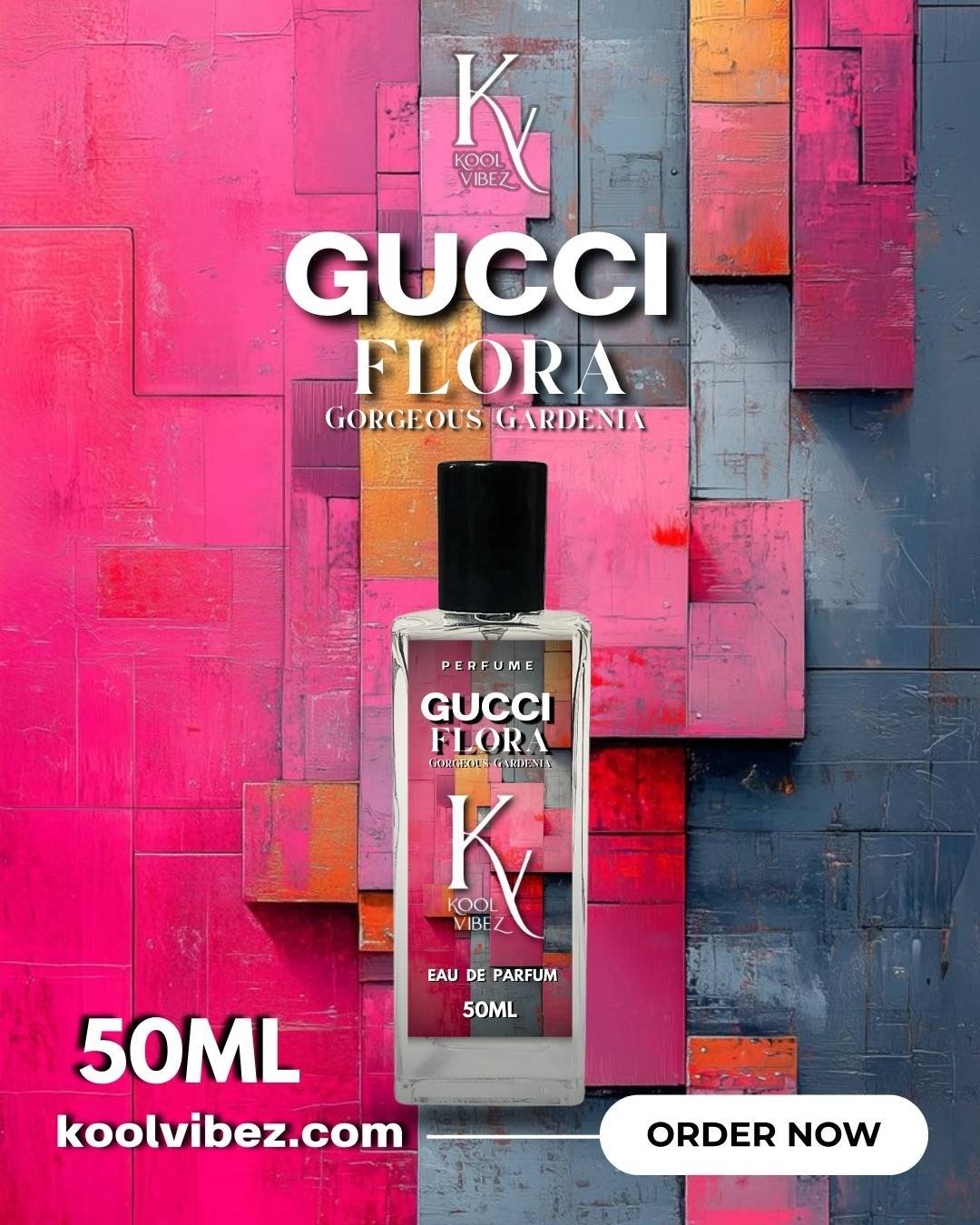 🌸 Gucci Flora Gorgeous Gardenia by Kool Vibez | 50ML Eau de Parfum ✨