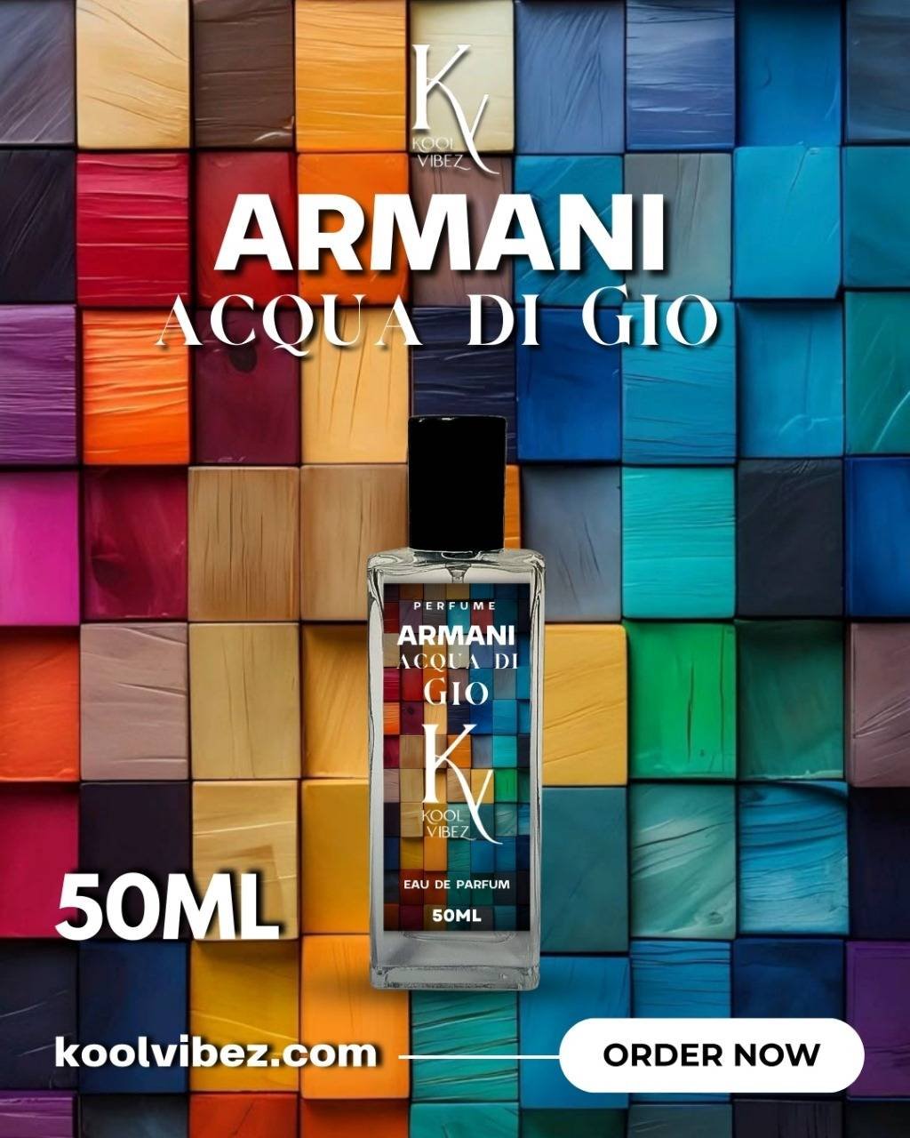 🌊 ARMANI ACQUA DI GIO | KOOL VIBEZ | 50ML EAU DE PARFUM