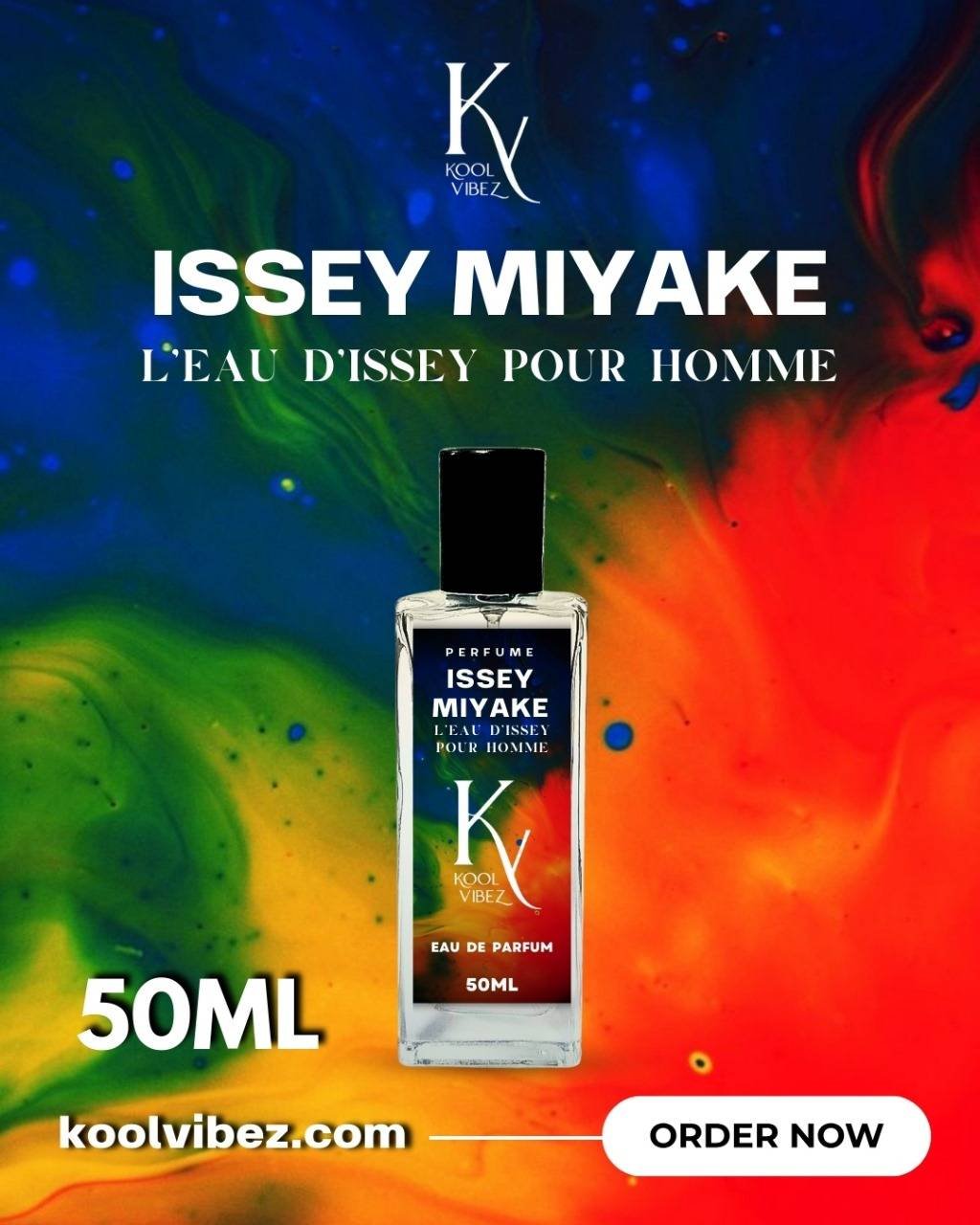 🌊 ISSEY MIYAKE POUR HOMME | KOOL VIBEZ | 50ML EAU DE PARFUM